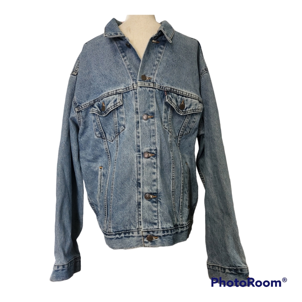 Levis type 3 trucker denim jean jacket 70507 sz XL